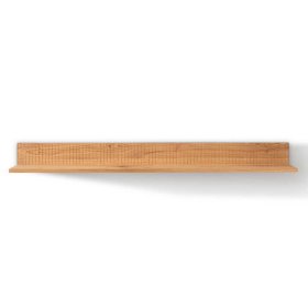 Massivholz Wandregal Housten in Wildeichefarben 140 cm breit – Ansicht 2