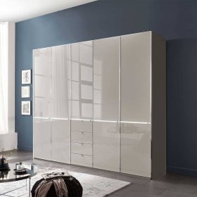 Drehtürenkleiderschrank modern Sanctos Made in Germany mit Soft Close – Ansicht 2