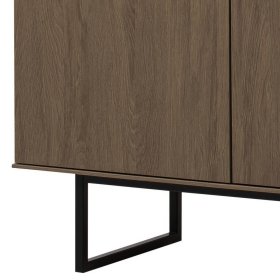 Modernes Sideboard Anuta 200 cm breit in Nussbaumfarben – Ansicht 5