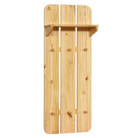 Wandgarderobe Tine aus Kiefer Massivholz im Landhausstil – Ansicht 2
