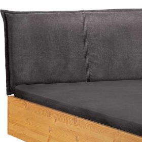 Doppelbett Costian aus Kiefer Massivholz mit Kufengestell aus Holz – Ansicht 4
