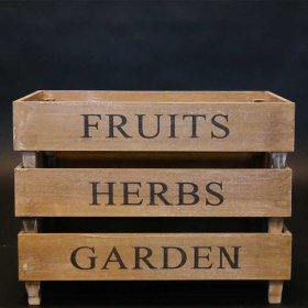 Vorratskisten Fruits aus Holz (3er Set) – Ansicht 3