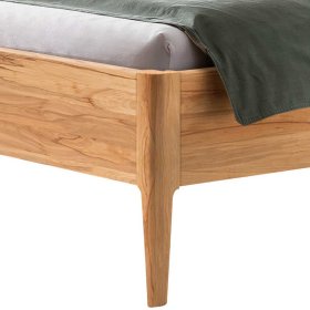 Wildbuche Doppelbett Nigari aus Massivholz 216 cm tief – Ansicht 4