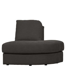 Modulsofa Abschluss Element rechts Trois in Anthrazit 93 cm breit – Ansicht 4