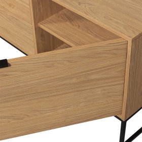 TV Board Ortava mit zwei Schubladen und einer Tür – Ansicht 7