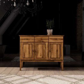 Anrichte Tyvoria aus Wildeiche Massivholz im Landhausstil – Ansicht 2