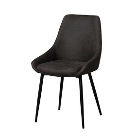 Sitzgruppe Fanito aus Massivholz und Microfaser im Skandi Design (siebenteilig) – Ansicht 8