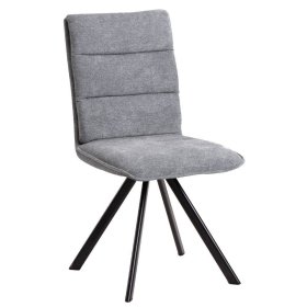 Essstuhl Cementa in Grau mit Gestell aus Metall (2er Set) – Ansicht 2