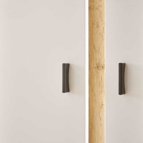 Dreiteilige Wohnwand Luzillo in modernem Design 125 cm hoch (dreiteilig) – Ansicht 9