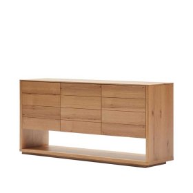Esszimmersideboard Blax in Eichefarben furniert und lackiert – Ansicht 1