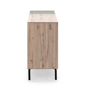 Sideboard Samanda in Beton Grau und Buche hell 180 cm breit – Ansicht 5