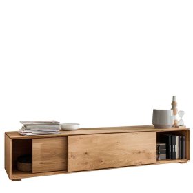 Design Wohnzimmerwand Rennia aus Wildeiche Massivholz geölt (dreiteilig) – Ansicht 6