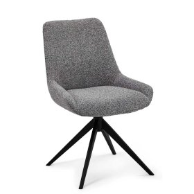 Esszimmerstuhl Orica um 360 Grad drehbar mit Gestell aus Metall (2er Set) – Ansicht 2