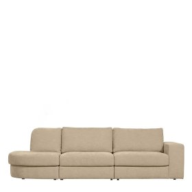 Modernes Modulsofa Pilamonia in Beige mit drei Sitzplätzen – Ansicht 2