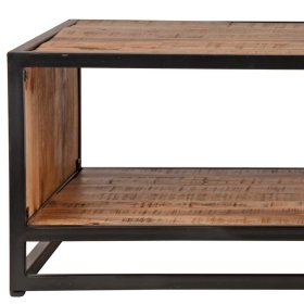 Industry Couchtisch Sulcias aus Mangobaum Massivholz und Metall – Ansicht 7