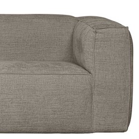 Ecksofa Anzaroty in Beigegrau aus meliertem Webstoff – Ansicht 7