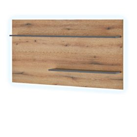 Wandregal Castilla in Wildeichefarben 80 cm hoch – Ansicht 1