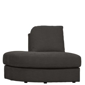 Modulsofa Abschluss Element links Trois in Anthrazit 93 cm breit – Ansicht 4