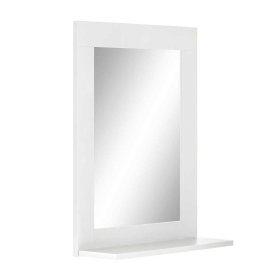 Wandspiegel mit Ablage Kernudra in Weiß 55x65x15 cm – Ansicht 1