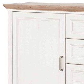 Wohnzimmer Kommode Dymco im Landhausstil in Weiß – Ansicht 4
