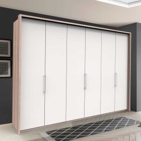 Panorama Schlafzimmerschrank Lolyana mit Falttüren modern – Ansicht 2