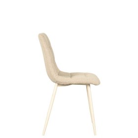 Esszimmerstuhl Vancerta im Skandi Design aus Boucle Stoff – Ansicht 3
