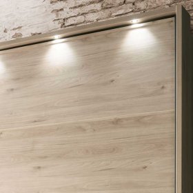 Schlafzimmer Set Bruvena in Eichefarben und Dunkelgrau Made in Germany (vierteilig) – Ansicht 15