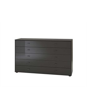 Sideboard Ivalin in Grau Braun mit Schubladen – Ansicht 1