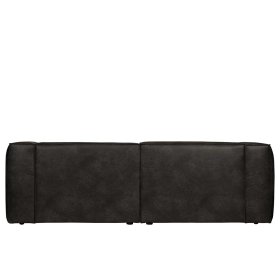 Couch Bonalota in Schwarz aus Recyclingleder – Ansicht 6