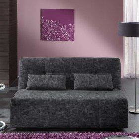 2er Schlafsofa Fiorenca in Schwarzgrau mit Faltmechanik – Ansicht 2