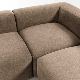 Wohnzimmercouch Blane in L Form Bezug Beige – Ansicht 5