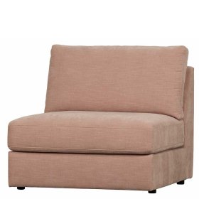 Moderne Modulsofa Element Couch Oktamian in Rosa Einsitzer – Ansicht 1
