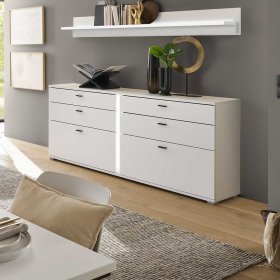 Sidebord Constantin mit LED Beleuchtung in modernem Design – Ansicht 9