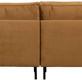 Samt Dreisitzer Sofa Habanas in Honigfarben 275 cm breit – Ansicht 7