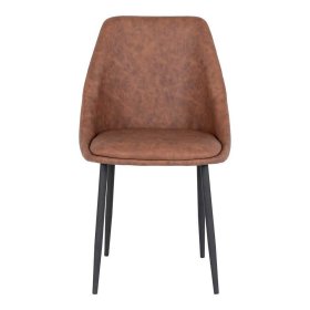 Tischgruppe modern Gilanco Stühle Kunstleder Tisch Eiche & Stahl (siebenteilig) – Ansicht 6