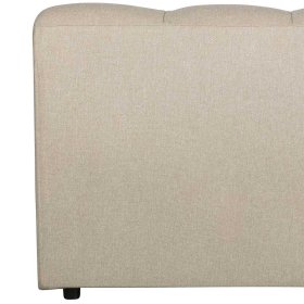 Sessel Maganda in Beige Stoff mit Steppungen – Ansicht 7