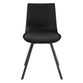 Schalensitz Stühle Adonias in Schwarz mit Gestell aus Metall (2er Set) – Ansicht 2