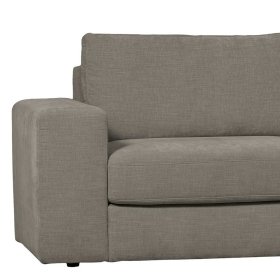 Modernes L Sofa Fredoco in Grau mit drei Sitzplätzen – Ansicht 8