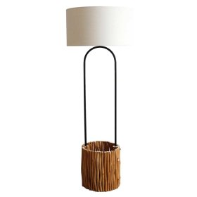 Stehleuchte Treibholz Metall Race im Skandi Design 155 cm hoch – Ansicht 2