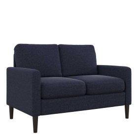 Dunkelblaues Sofa Helinde mit zwei Sitzplätzen 162 cm breit – Ansicht 1