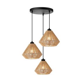Deckenlampe Gardaz aus Jute und Metall – Ansicht 1