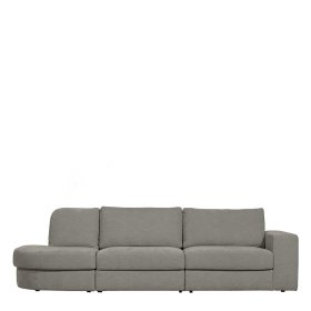 Mehrsitzer Sofa Fredoco in Grau 298 cm breit - 98 cm tief – Ansicht 2