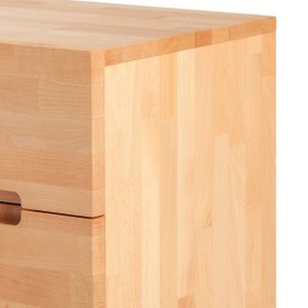 Nachtkonsole Trujano aus Kernbuche Massivholz 50 cm breit – Ansicht 4